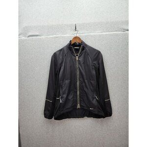 Nike Womens Black Windbreaker Jacket With Zipper Pockets